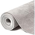 Babnecl Suede Auto Headliner Fabric 92" L × 60" W with Foam Backing - Tube Packaging - Light Grey Interior Replacement Material for Car/Truck/SUV/RV Roof - Home Repair/DIY Headliner Material
