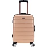 Rockland Melbourne Hardside Expandable Spinner Wheel Luggage, Carry-On 20", Champagne