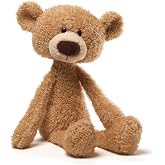 GUND Toothpick 15-Inch Tan Classic Teddy Bear Plush Toy, Ages 0+ | Slender Frame and Posable Dangling Limbs Promote On The Go Travel Pretend Play; Teaches Nurturing and Fine Motor Skills