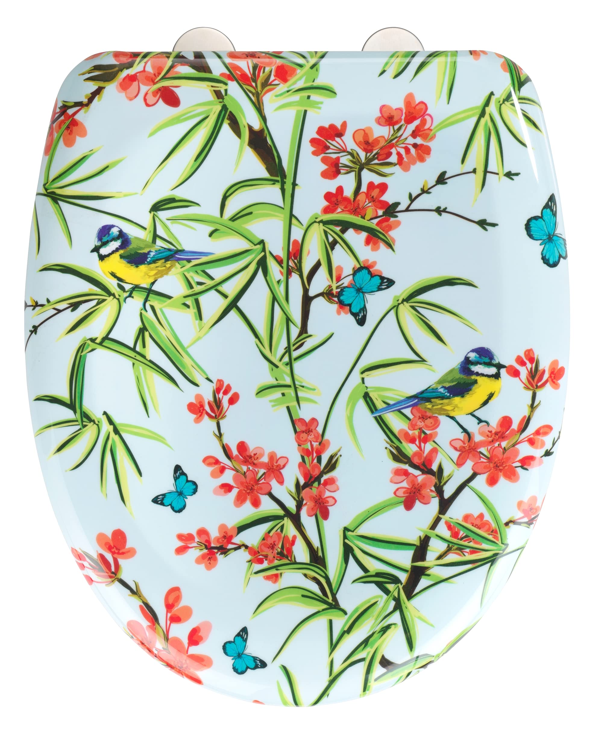 WENKO 24719100 Natura Toilet seat, Multicoloured