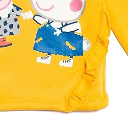 Peppa Pig Little Girls Pullover Fleece Hoodie and