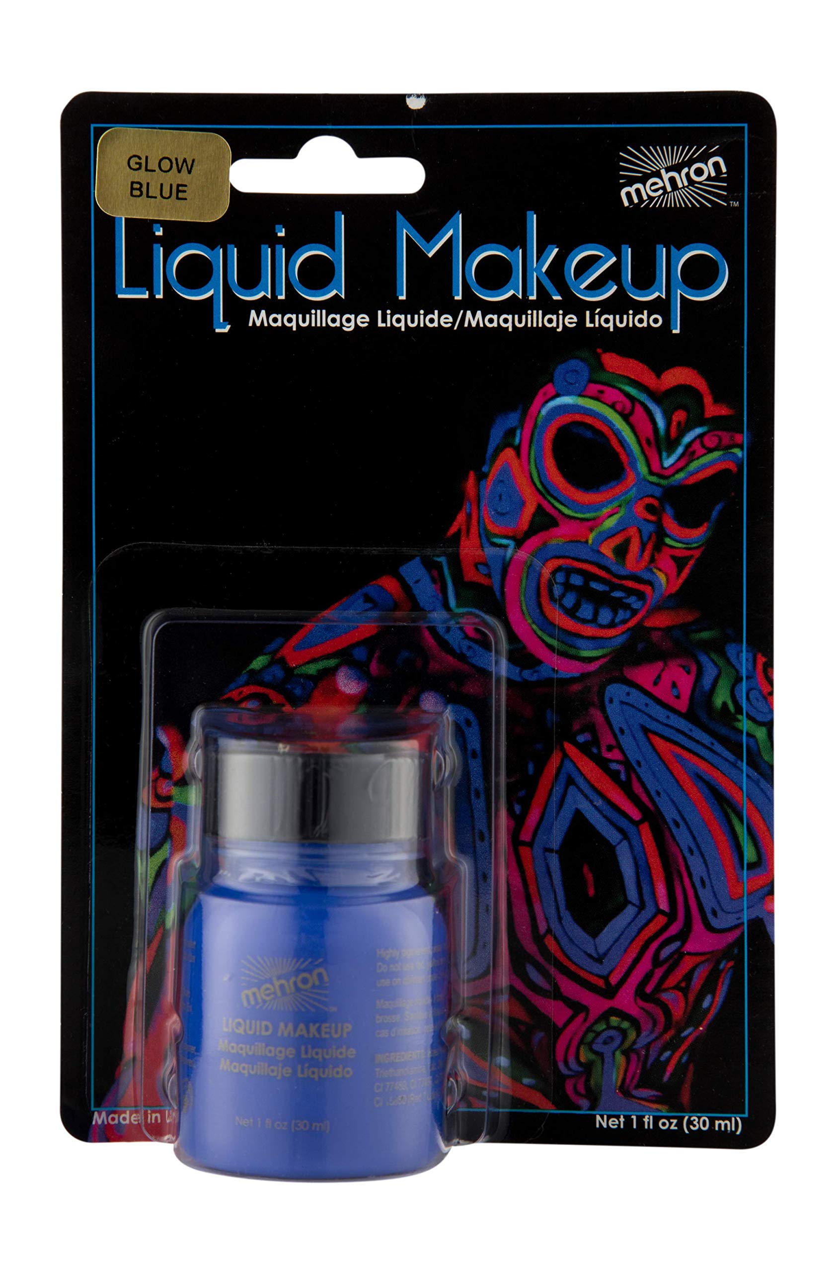 Mehron Makeup Liquid Face and Body Paint (1 oz) (Glow