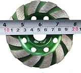 KATSU Tools 100MM Diamond Grinding Disc for Marble Concrete Stone M14 Angle view 3