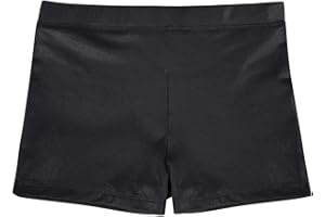 HDE Gymnastics Shorts for Girls Dance Short Glitter Sparkle Tumbling Bottoms