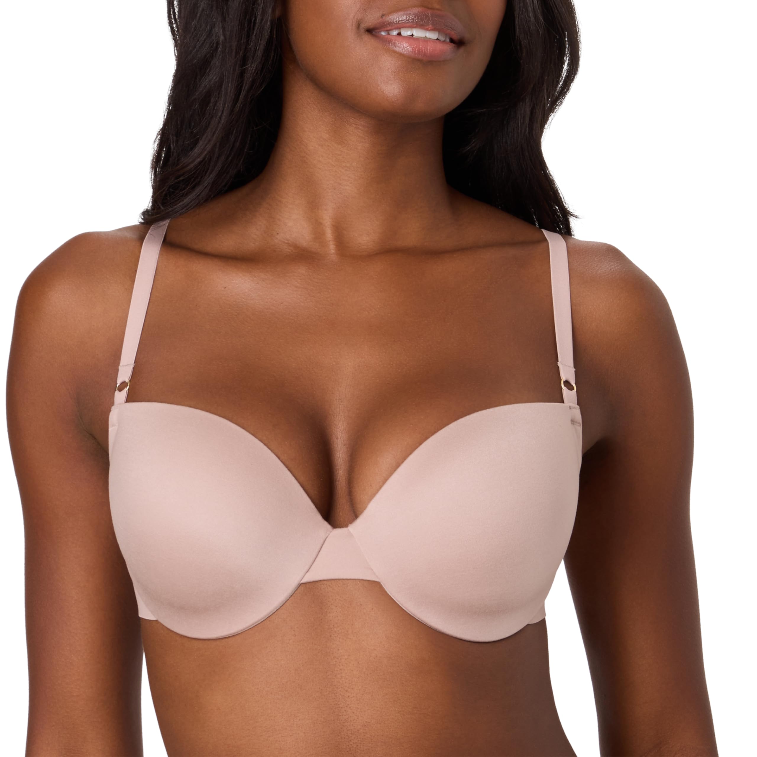 Maidenform Women’s Push-Up Bra, Comfortable Underwire Lace Bras for Women, Sexy Lace, Natural Lift, Adjustable Straps