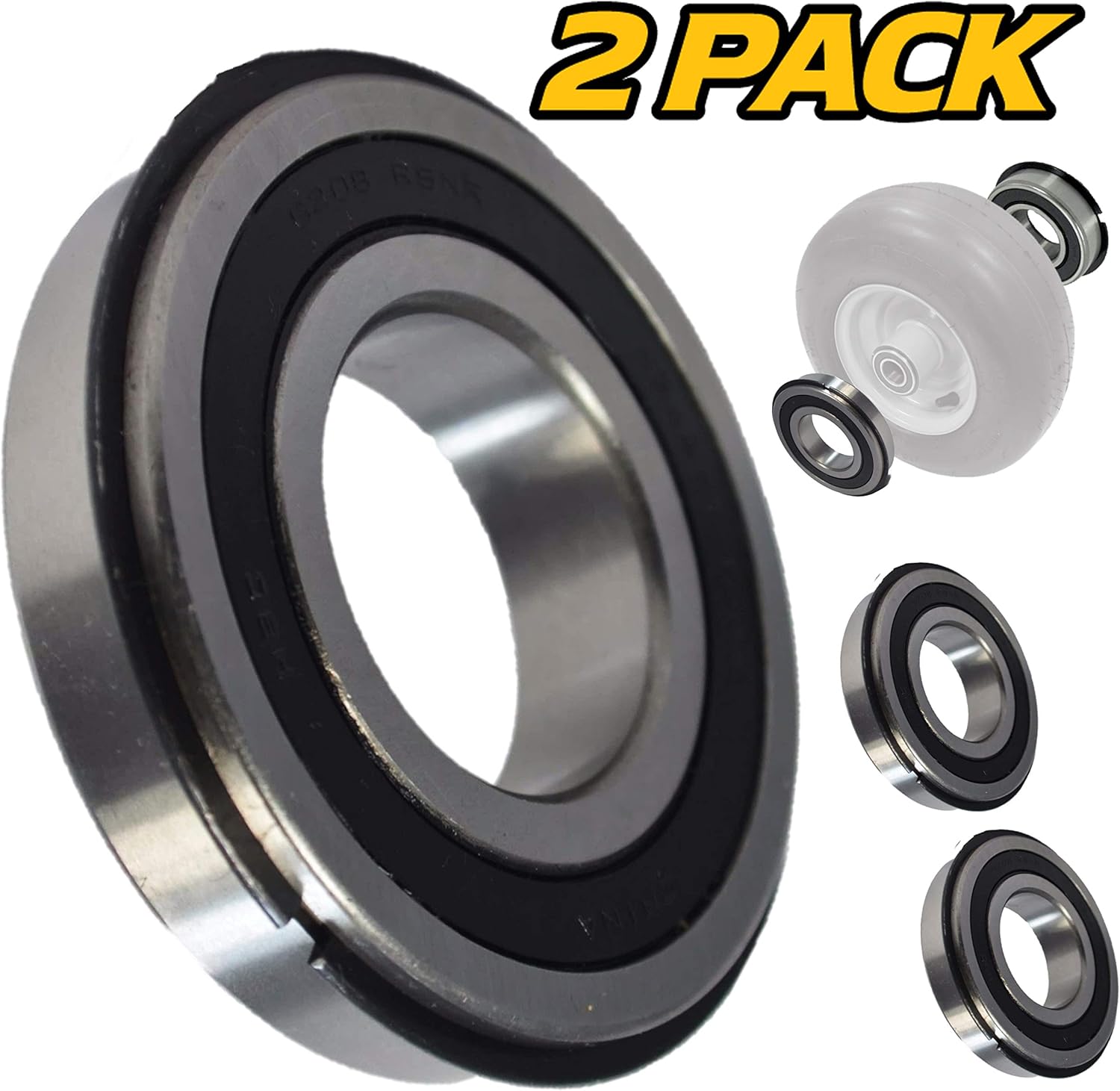 HD Switch (2 Pack Front Wheel Bearings for 5/8" Axle