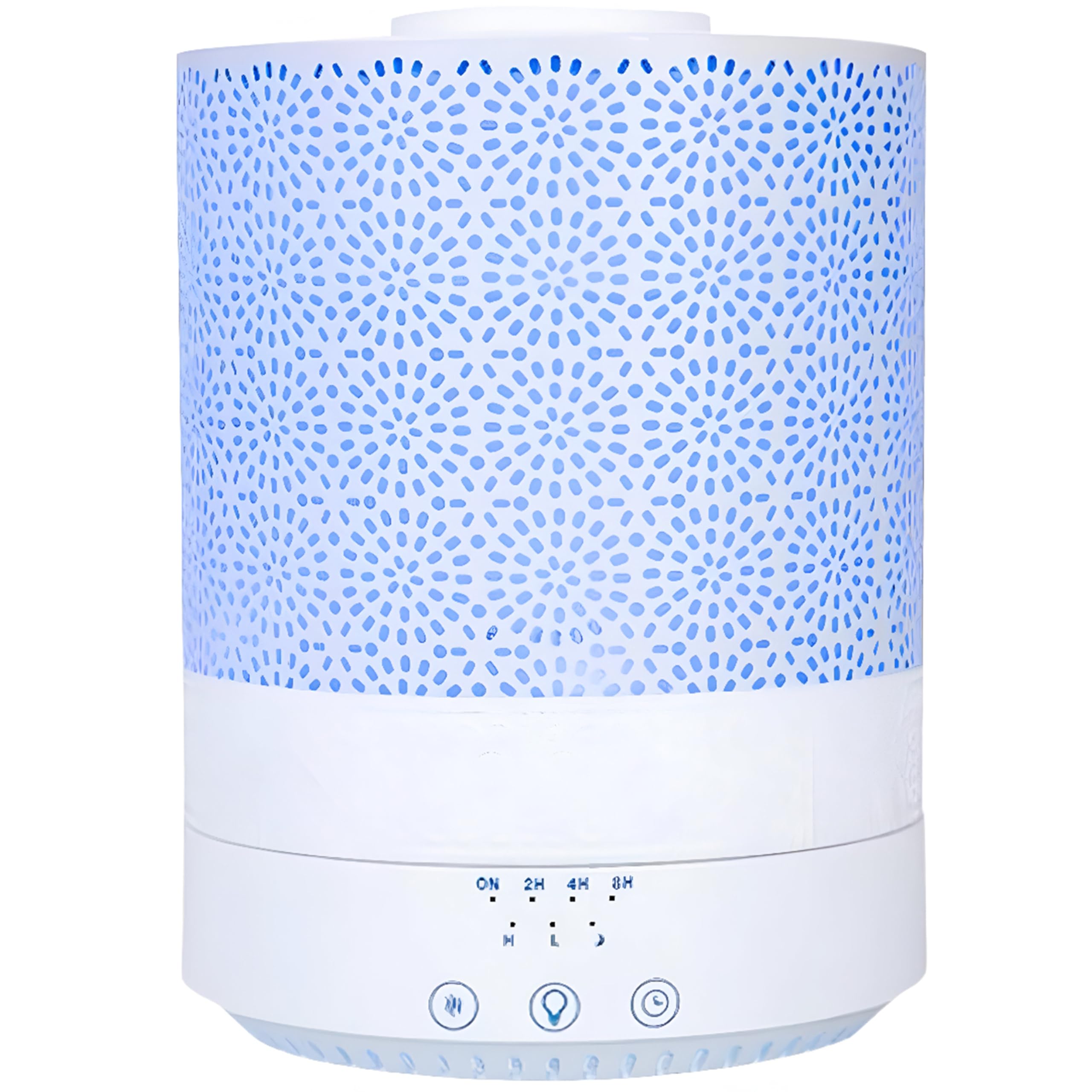 Photo 1 of BlueHills 2500 ML XL Essential Oil Diffuser Aroma Humidifier with Timer for Large Home Decor Baby Rooms Big Huge 2.5 L Capacity Long Run Color Changing Lights Decorative Design High Mist White- F002