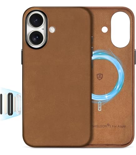 SHIELDON Funda para iPhone 14 Pro Max 5G de 6.7 pulgadas, piel