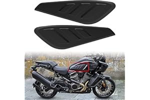 VEISUTOR Fuel Tank Knee Pad Kit for Pan America 1250, Rubber Tank Side Panels Protector Stickers for Harley Pan America RA1250 and RA1250S Models (2PCS