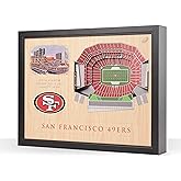 YouTheFan NFL 25-Layer StadiumView Wall Art