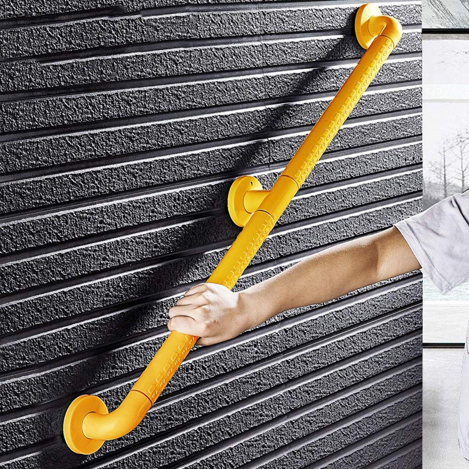 uyoyous Stair Handrail 3.3 ft/ 1m Stainless Steel Grab Bar NonSlip