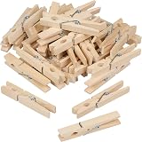 Elliott Hardwood Cloths Pegs with Metal Coil Spring 36 Pack Birchwood view 2