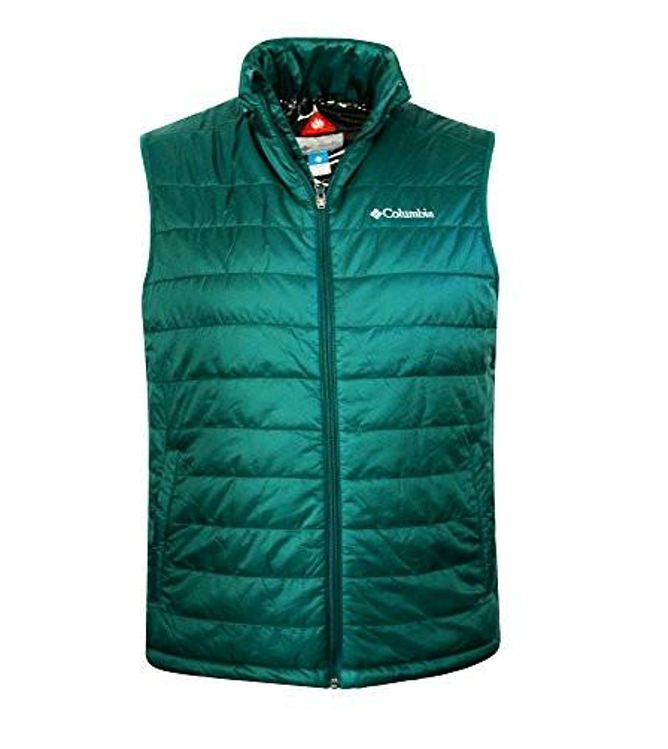 columbia men's crested butte ii omni heat puffer vest