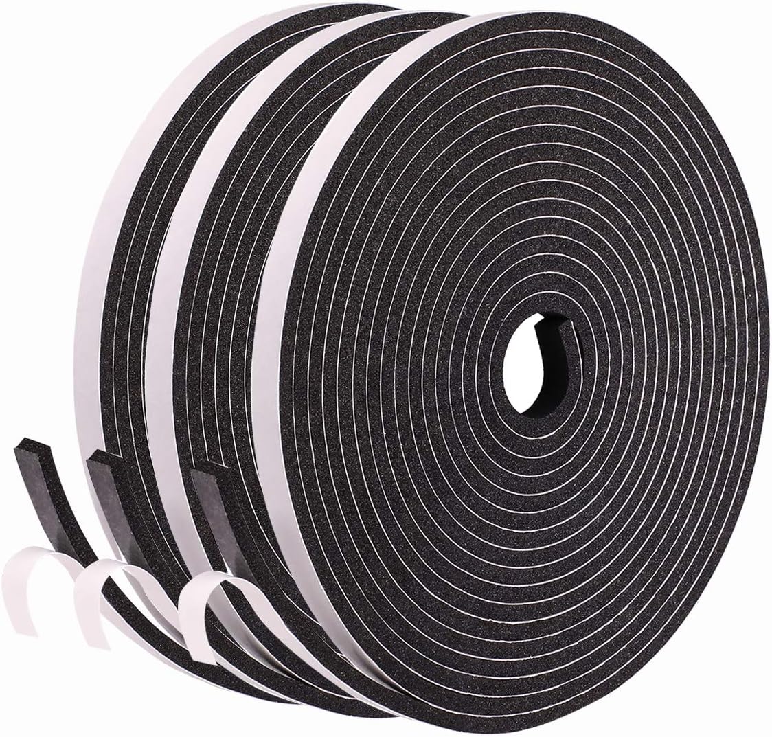 Compriband Foam Joint Sealing Tape, Compression Tape, Black Amazon.co