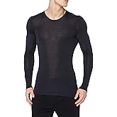 HANRO Men's Woolen Silk M L/SLV Shirt 73402