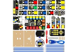 KEYESTUDIO Starter Kit V2 for Arduino with RJ11 Connector, Great STEM Education Kit for Students, Teachers and Hardware Enthu