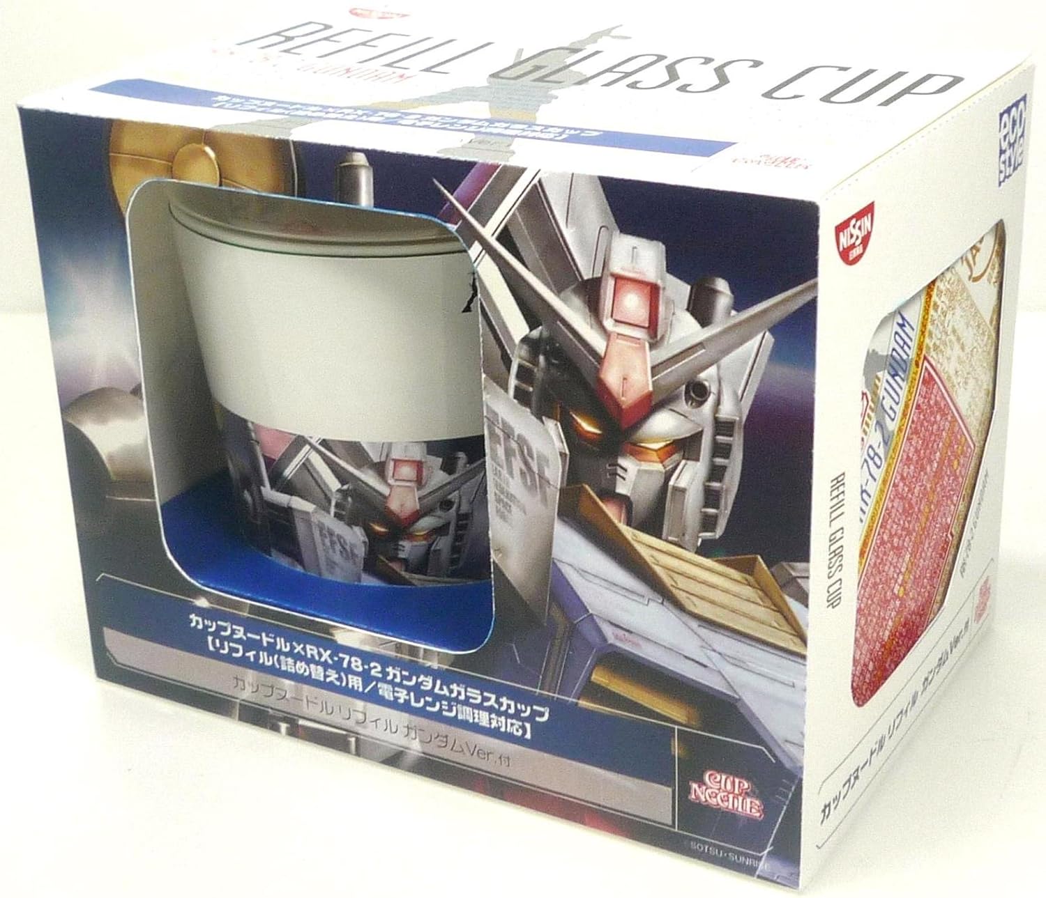 Amazon 数量限定 日清 カップヌードルガンダムガラスカップ カップヌードルリフィルガンダムver 付 72g 日清 ラーメン 通販