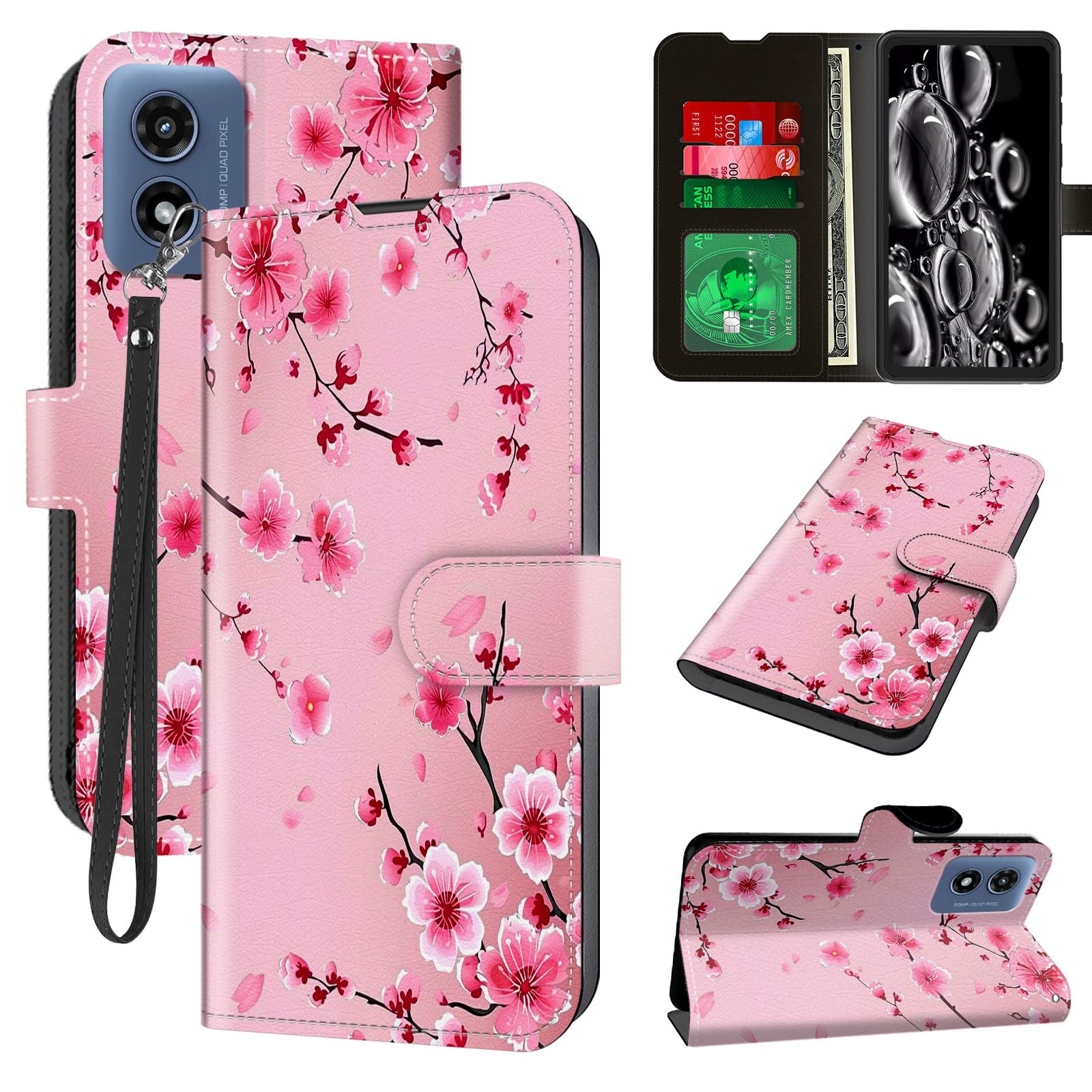 ACWDMKH for Motorola Moto G-Play-2024 Case Wallet