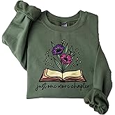 Signature T-Shirtz One More Chapter Sweatshirt, Book Lover Crewneck, Book Nerd Gift, Librarian Shirt, Read Shirt, Reading Tee