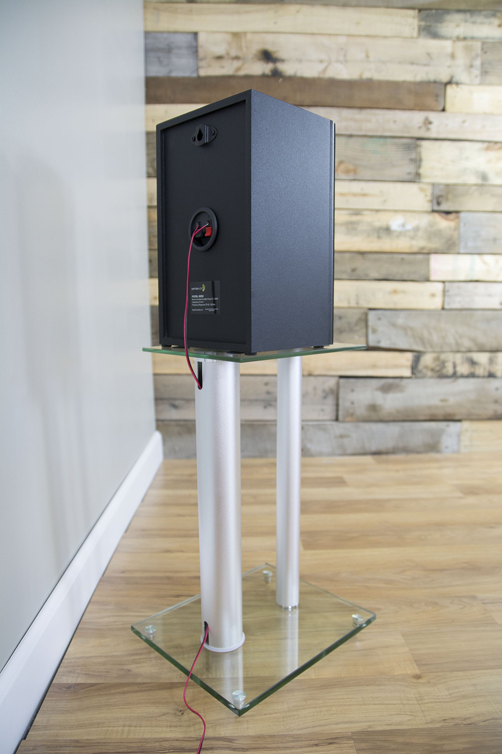 VIVO Premium Universal Floor Speaker Stands Dual Pillar For Surround