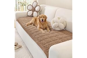 OstepDecor Couch Cover for Dogs, Washable Sofa Covers 3 Seater, Pet Friendly Couch Cover Blanket, Soft Sofa Slipcovers Cushio