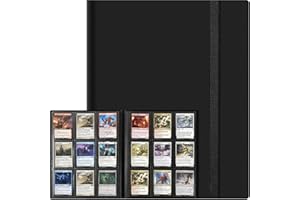 Trading Card Binder, Card Binder Album Folder Book Fit for MTG Baseball Football Sports Cards, Easy to Use Card Collection Bi