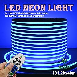 IEKOV LED NEON Light, AC 110-120V Flexible LED Neon