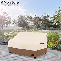 ANartcle 3-Seater Patio Sofa Cover,76W x 32.5D x