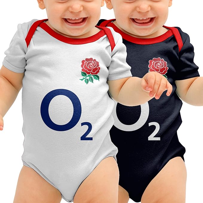 england rugby baby sleepsuit