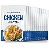 Amazon Grocery, Chicken Gravy Mix, 0.87 oz, 12 ct (Previously Happy Belly, Packaging May Vary)