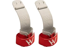 HOLVIST Gymnastics Grips | Leather Made Dowel Gymnastic Grips | Gymnastics Grips for Girls 10-12 | Hook & Loop Gymnastics Gri