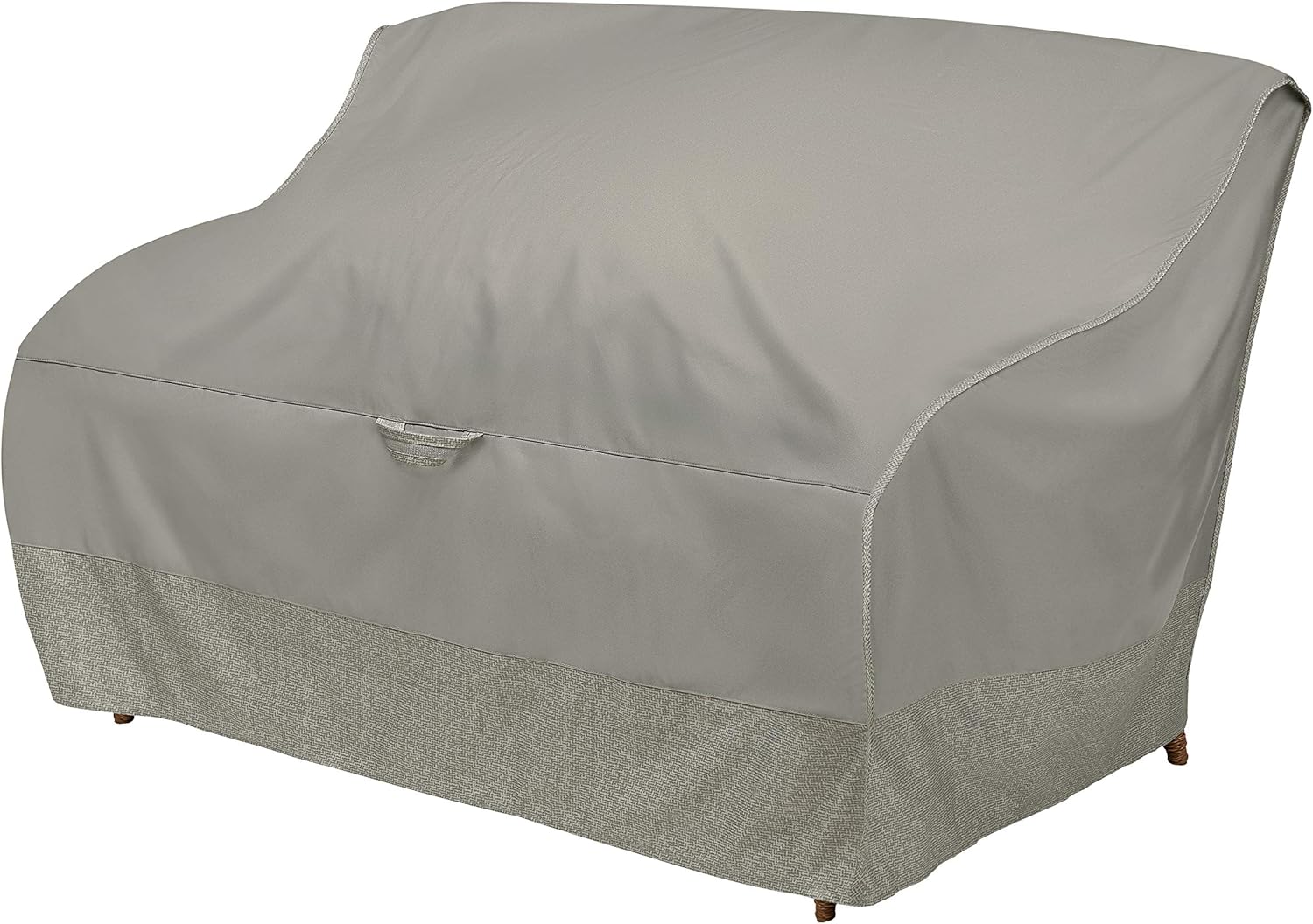 Duck Covers Weekend Water-Resistant 60 Inch Patio Loveseat Cover with Integrated Duck Dome, Moon Rock: Kitchen & Dining