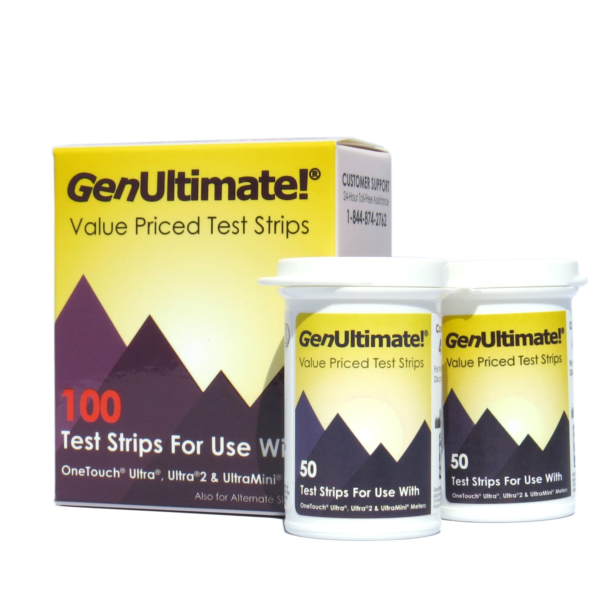 GenUltimate Test Strips, 100 Count