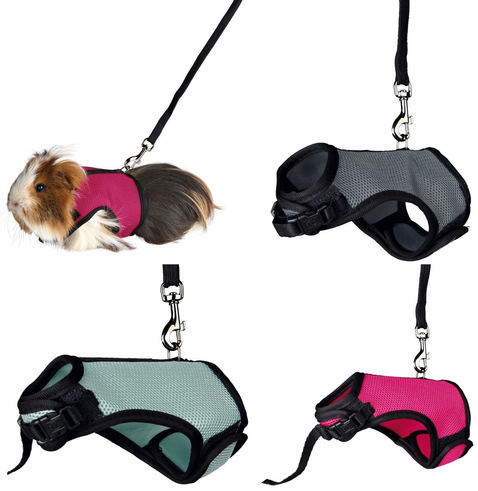 Trixie 61512 Harness for Small Animals for Guinea Pigs Nylon 13-17 cm / 18 ...