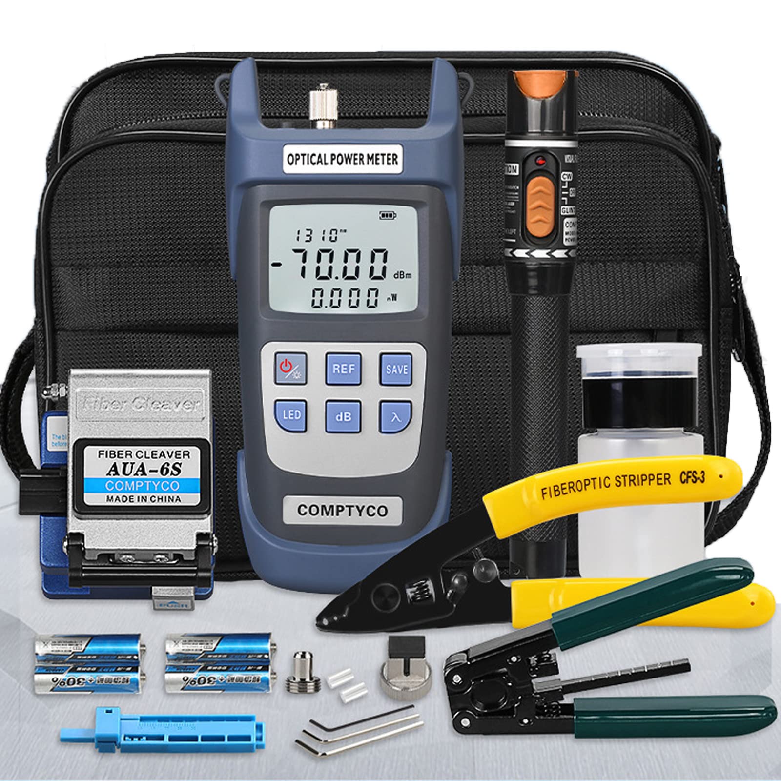 Fiber Visual Testing Tools Mua GOODOO FTTH Fiber Optic Cable Cold Connect Tools Kit Bag Visual ...
