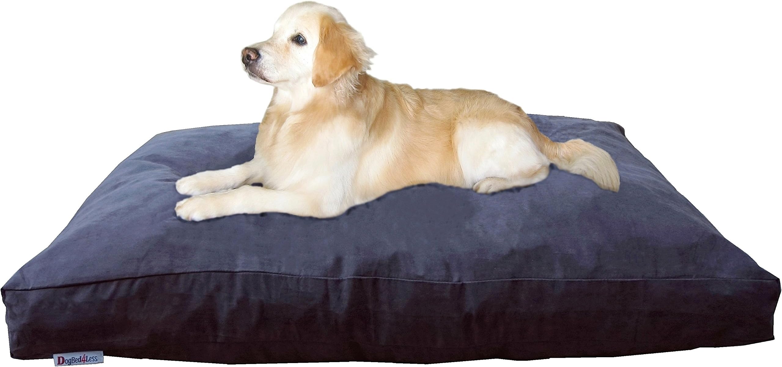 Dogbed4lessXXL Orthopedic Extreme Comfort Memory Foam Dog Beds for Large Dog, Waterproof Internal Cover and Machine Washable External Cover, 55"X37" Pet Pillow, Espresso