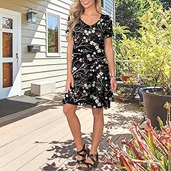 lionstill Women's Casual T Shirt Dress Summer