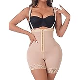 DEYUO Fajas Colombianas Shapewear for Women Tummy Control Bodysuit Postpartum Body Shaper Butt Lifting Faja Bodysuit