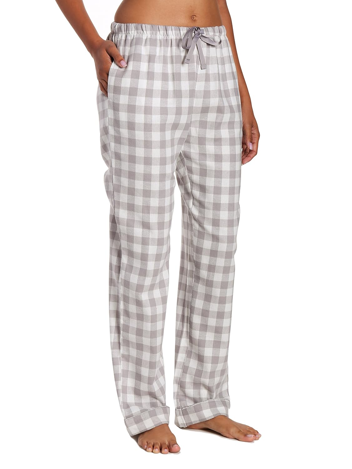 plaid cotton pajama pants