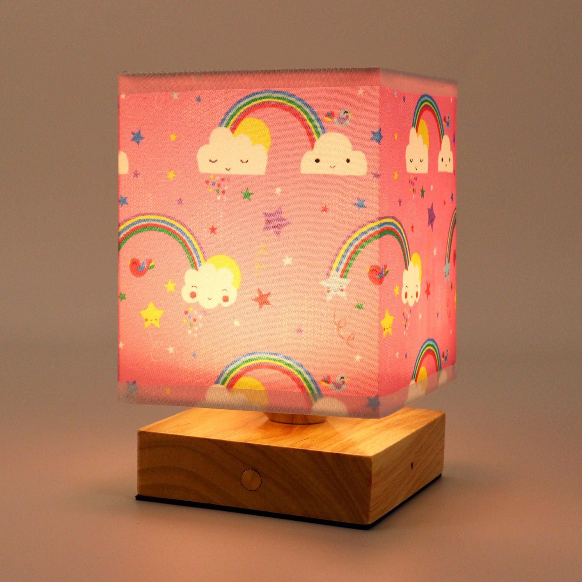 Wetry Children Bedside Lamps Rechargeable for Kids Bedroom Decorate Table Lamp Touch Nightlight Baby Portable Night Lamp Girls Presents