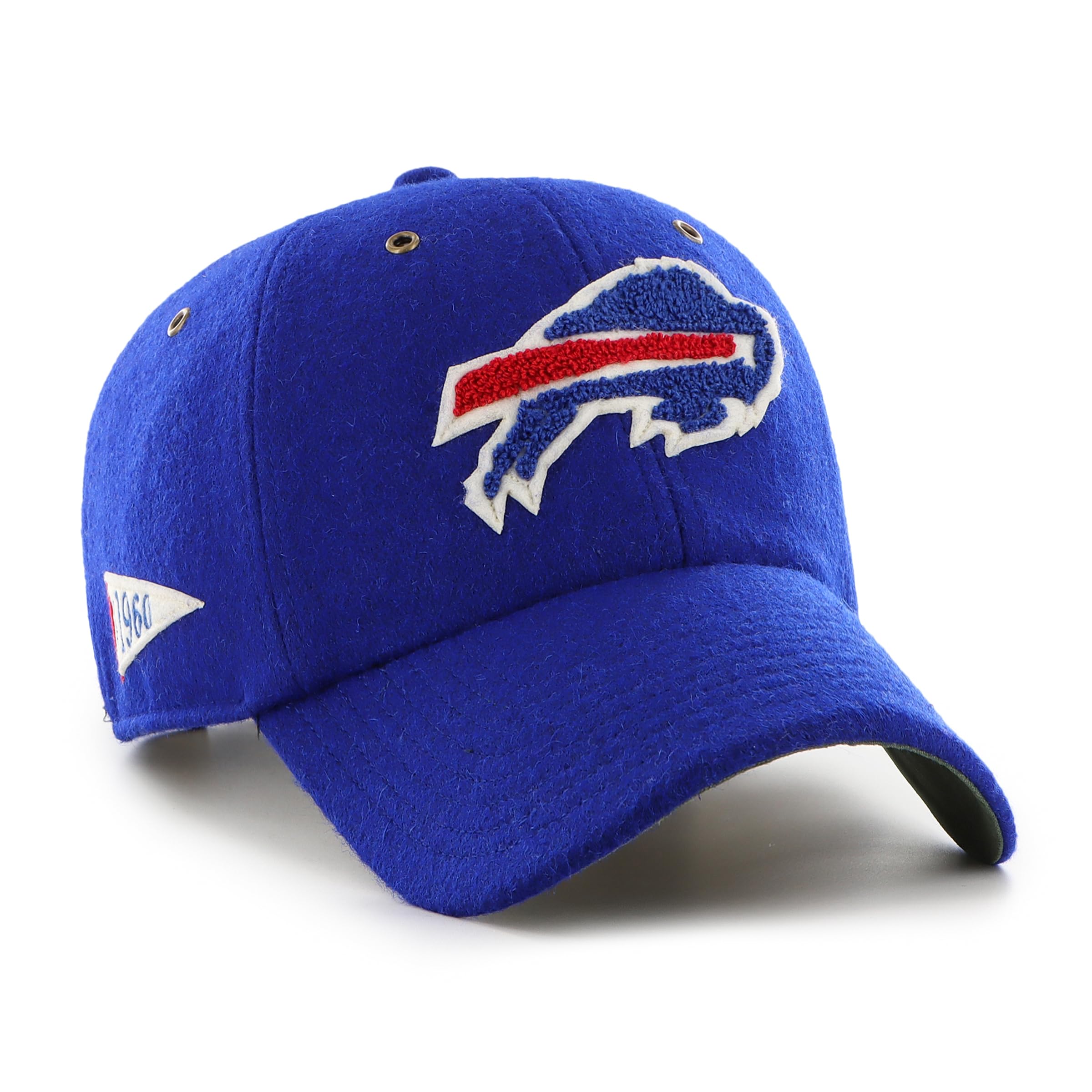 47 Buffalo Bills NFL Pennant Clean Up Unisex Baseball Cap, Adjustable, Team Badge, Royal Blue