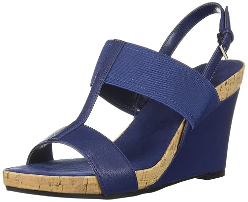 Aerosoles Damen Plüsch-Sandale hinter Keil.
