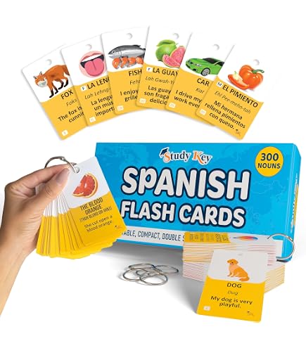 Carson Dellosa 104 Everyday Sight Words In Spanish Flash Cards For Kids ...