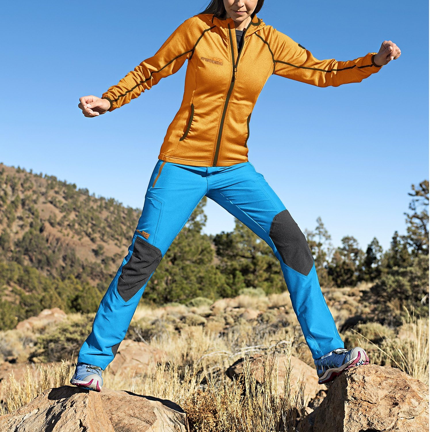 Softshell Trousers MANKA Ladies Blue