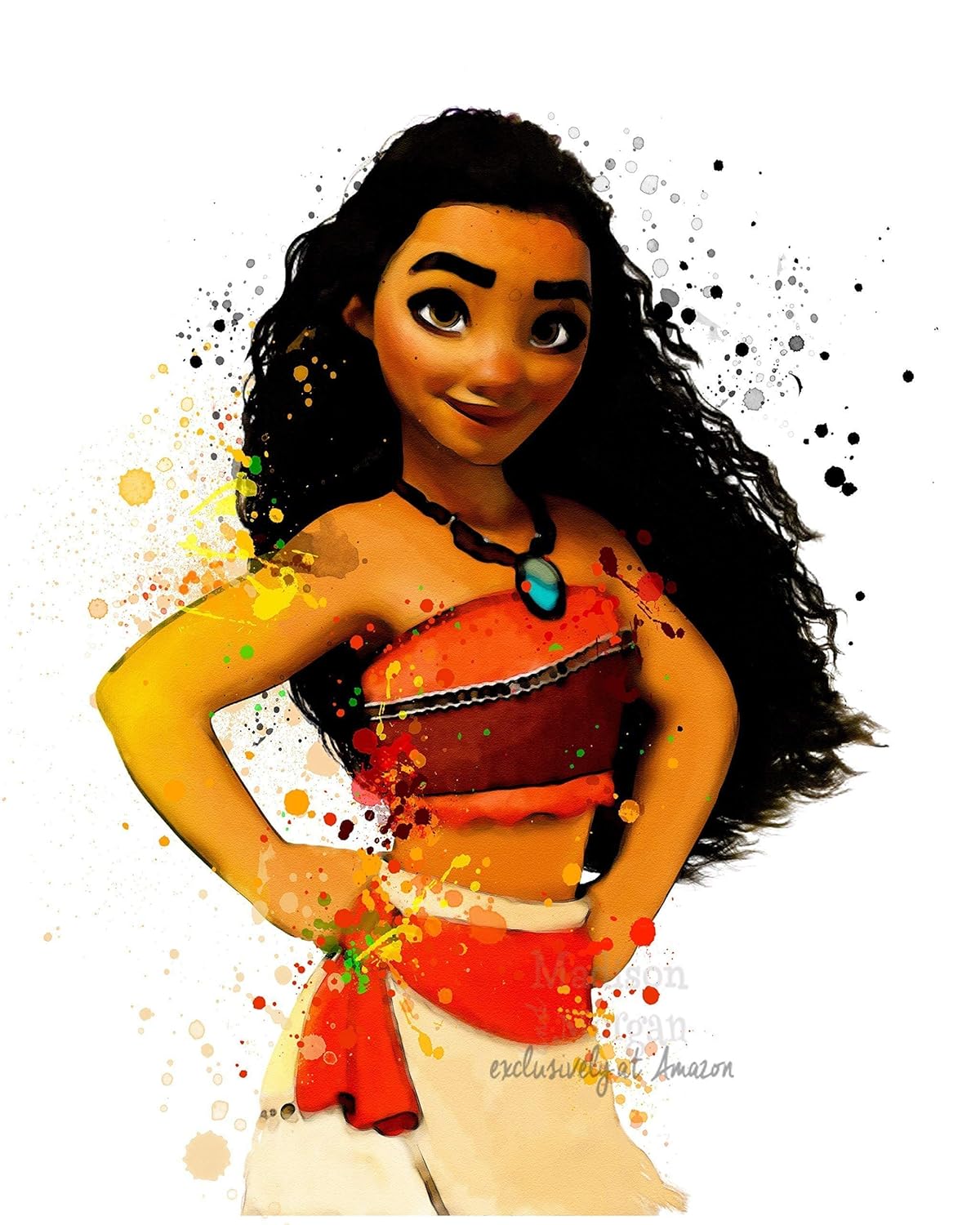 Amazon Com 11 X 14 Wall Art Disney Moana Disney Princess Watercolor Effect Disney Poster Nursery Art Unframed Printed On Archival Matte Premium Photo Paper Handmade 11 x 14 wall art disney moana disney princess watercolor effect disney poster nursery art unframed printed on archival matte premium photo paper