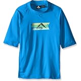 Kanu Surf Boys' Haywire UPF 50+ Sun Protective Rashguard Swim Shirt, Twister White, 12 price in Saudi Arabia | Amazon Saudi Arabia