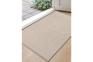 Color&Geometry Small Thin Door Mats Indoor 17"x29"- Anti Slip, Low Profile, Easy Clean Inside Doormat Rug for House Entrance/