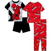 Marvel boys 4-piece Snug-fit Cotton Pajama Set, Soft & Cute for Kids