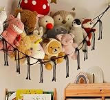 mirolam Teddy Hammock Toy Storage Net for Stuffed Animals Nursery Decor view 2