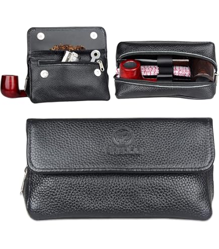 tobacco bag leather Baseball Glove Genuine Leather Cash Bag Valuables Pouch